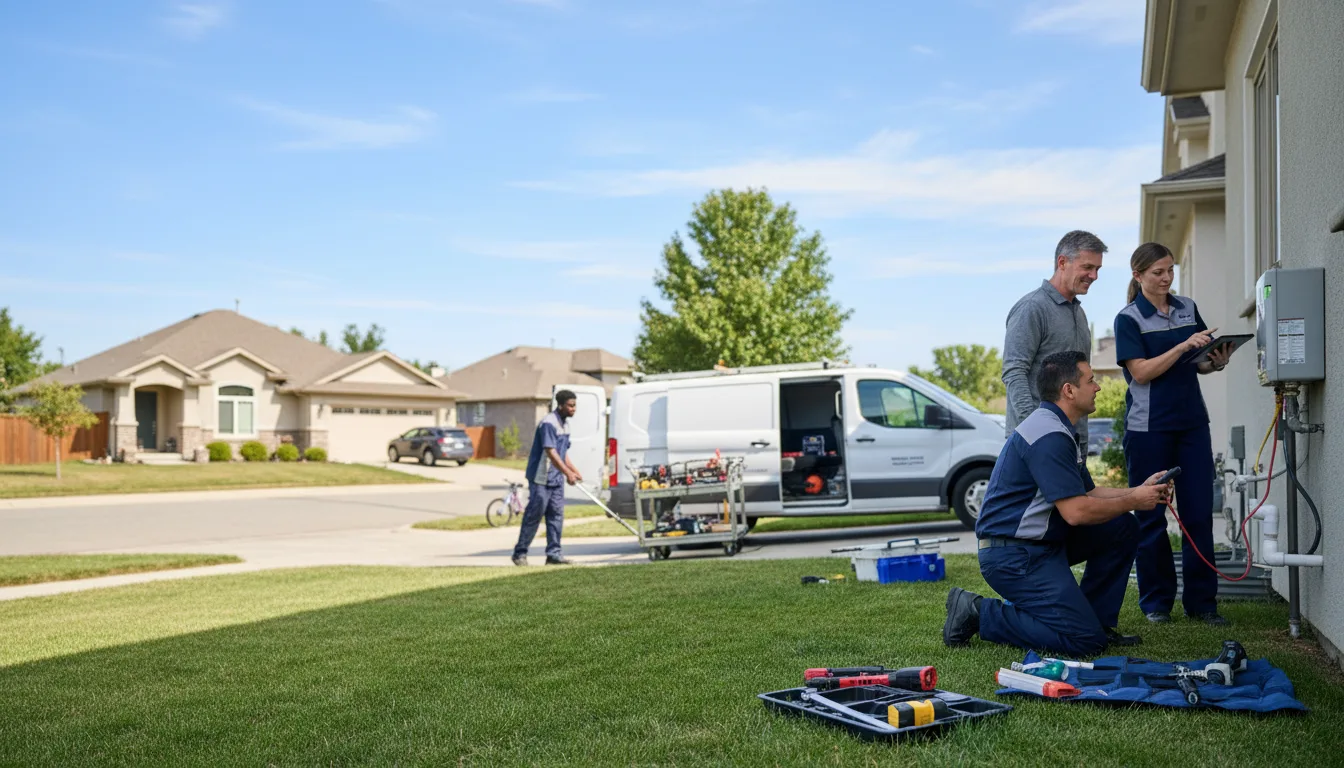 Tankless water heater service in Marion, TX